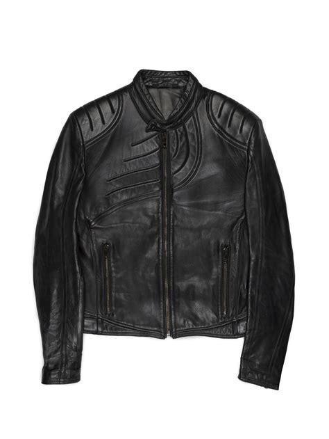 gucci jacket asymmetrical zip moto 2003|Gucci by Tom Ford AW2000 Moto Jacket — Middleman Store.